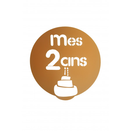 3 Pochoirs Pour Gateau 1 2 Et 3 Ans