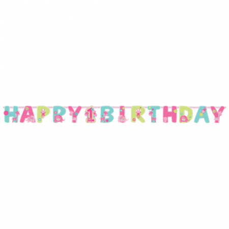 2 Banderoles Anniversaire 1 An Fille 2 Banderoles Anniversaire 1 An Fille