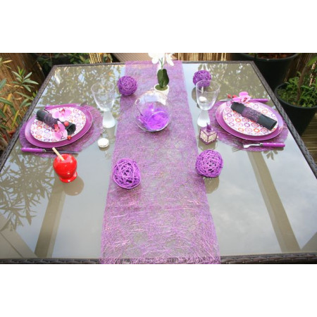 Chemin Table Abaca Chemin Table Mariage Chemin Table Jetable