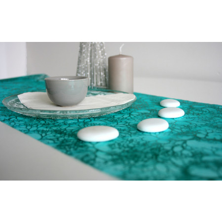 Chemin De Table Vert Emeraude A Motifs