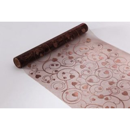 Chemin de Table Chocolat Taille Unique