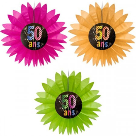 Eventail Anniversaire 50 Ans
