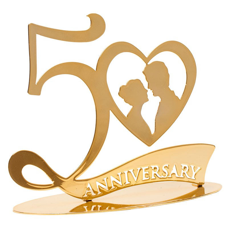 Decoration En Metal 50 Ans De Mariage