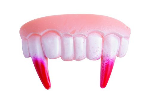 Dentier De Vampire Souple Sanglant