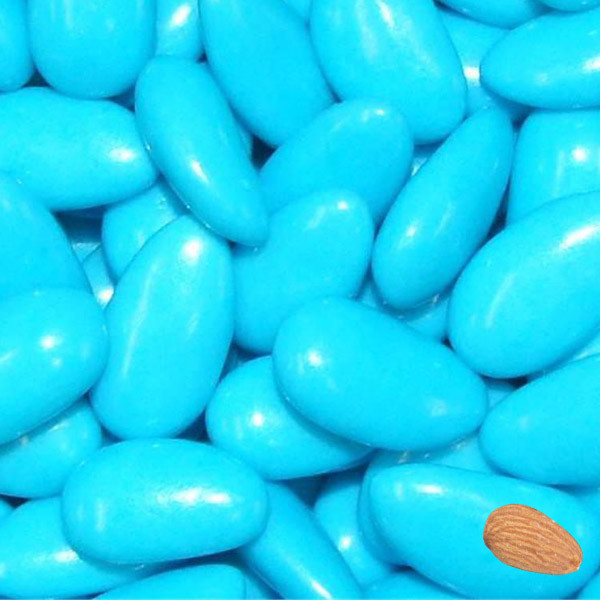 Boite 1 Kg Dragees Amande De Couleur Turquoise Prix Fou