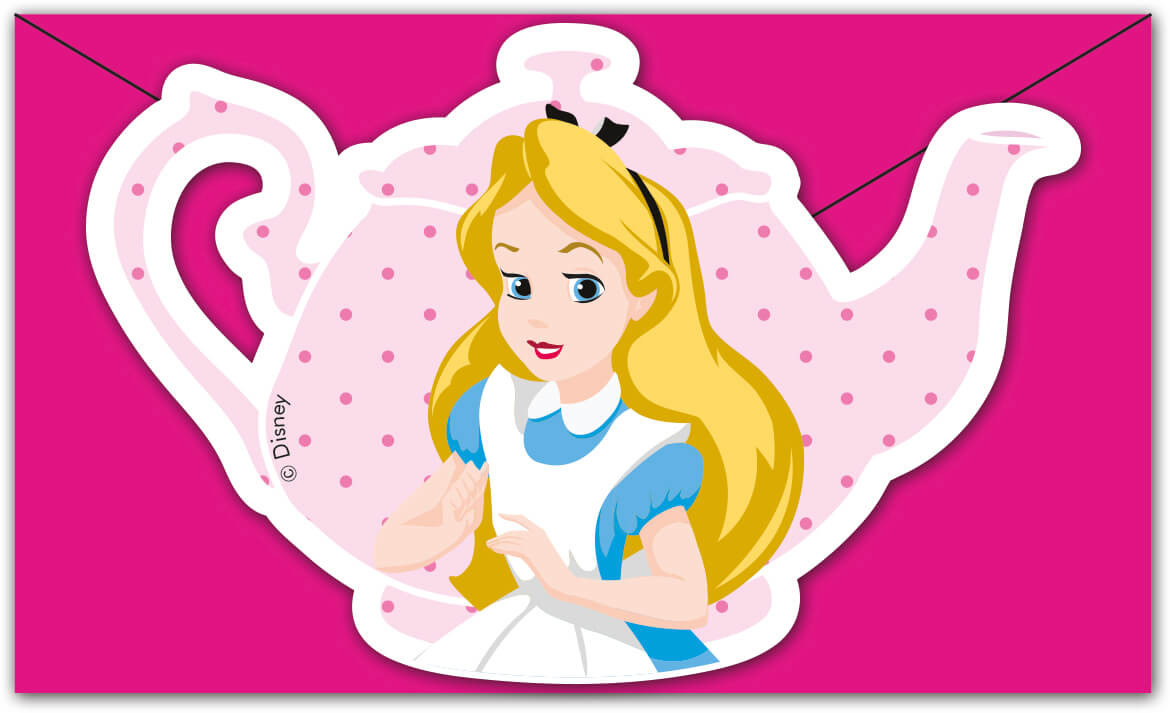 8 Invitations Anniversaire Alice Au Pays Des Merveilles