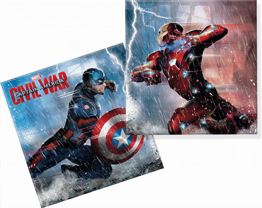Captain America serviette Marvel Avengers guerre civile Enfants Serviette Cadeau