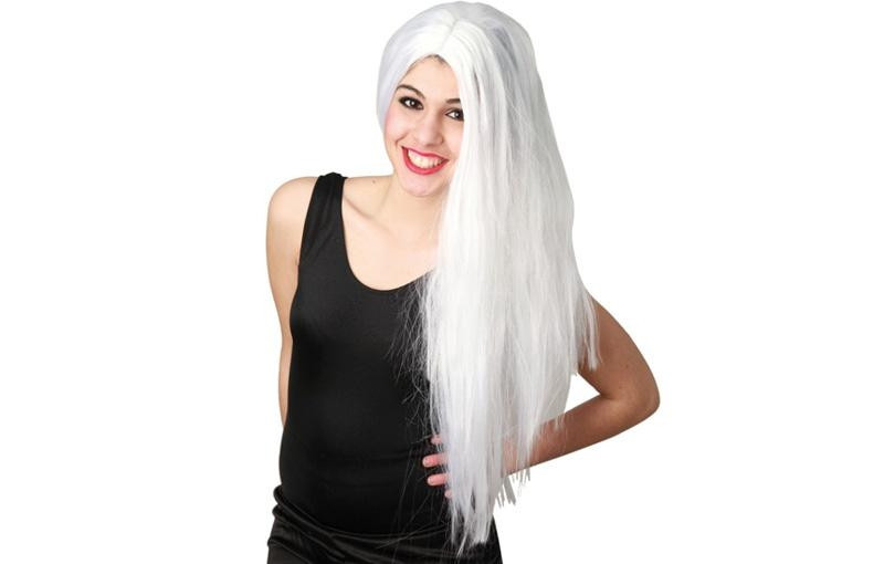 perruque blanche femme