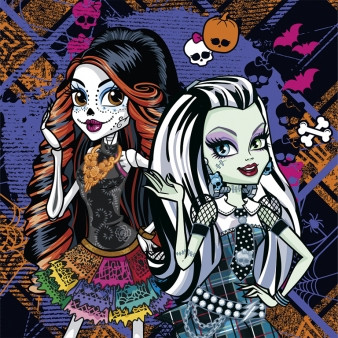 Serviettes Anniversaire Monster High Halloween A Prix Discount